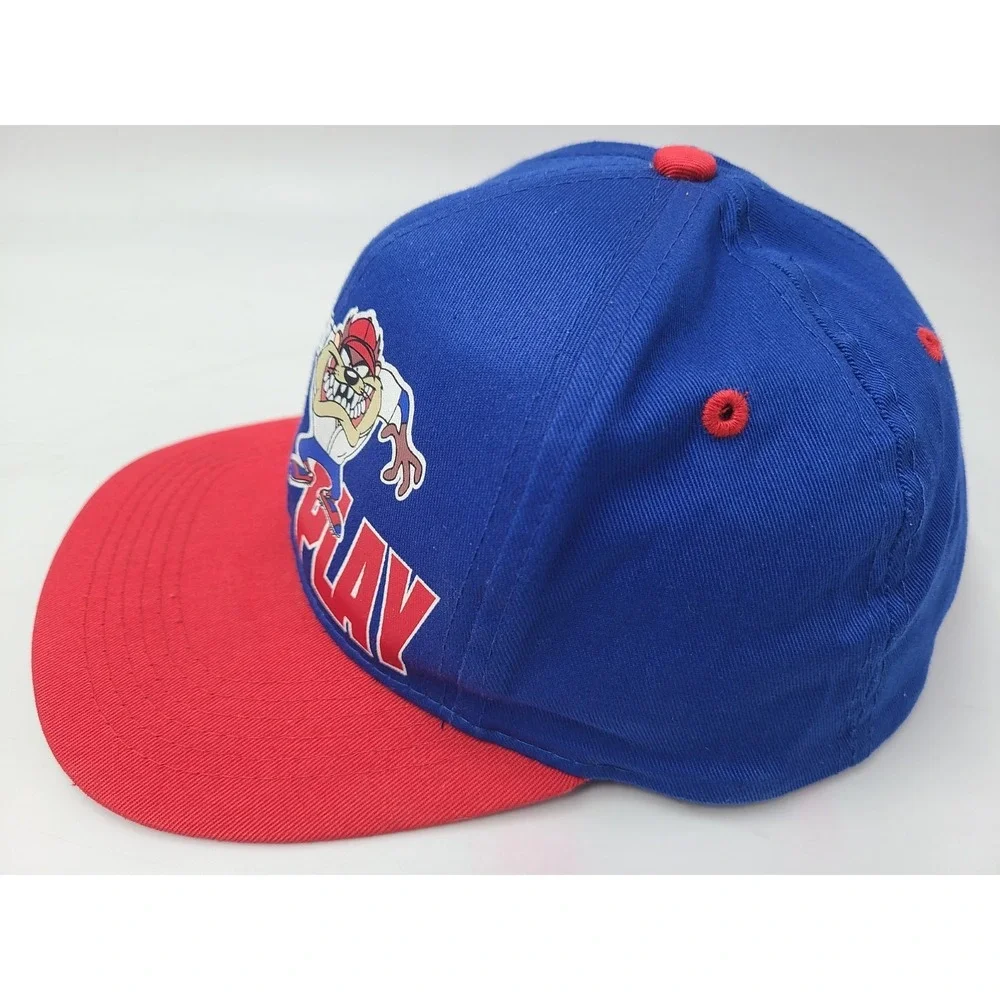 Vintage Youth Chicago Cubs Looney Tunes Fowl Play Taz Daffy Snapback Hat Cap MLB